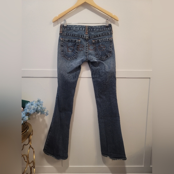 Bebe rhinestone jeans, size 25 - Picture 2 of 6